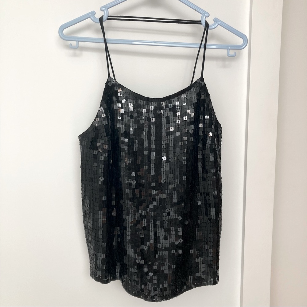 I.N.C. Black sequin top.